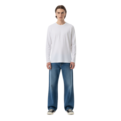 Basic Tee Polyester T-Shirt Longsleeve 9400