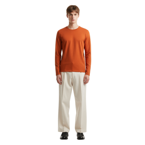 Basic Tee Polyester T-Shirt Longsleeve 1400