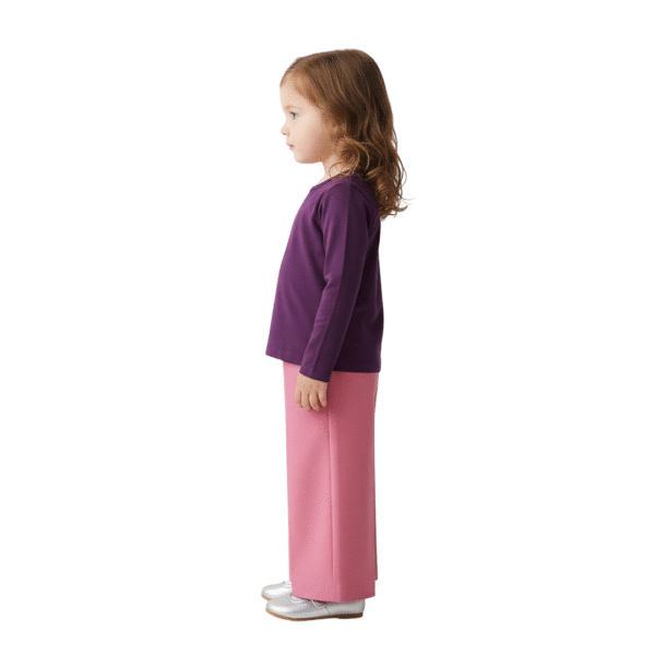 Kids Basic Tee  Premium Cotton T-Shirt Longsleeve 3410